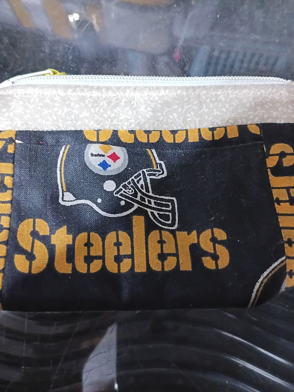 NFL Pittsburgh Steelers Tee, Coin Pouch &Tote Bag with Logo - Picture 2 of 9